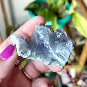 💜Transparent Raw Etched Fluorite Crystal Specimen China💜